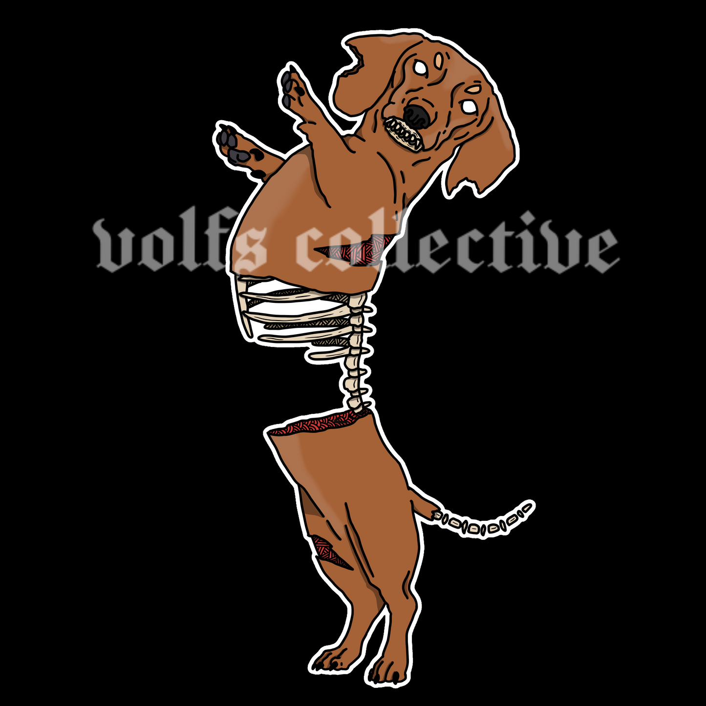 Anubis the Zombie Wiener Dog