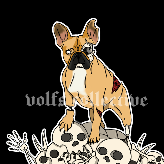 Set the Zombie English Bulldog